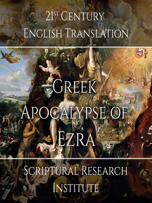 cover image of Greek Apocalypse of Ezra